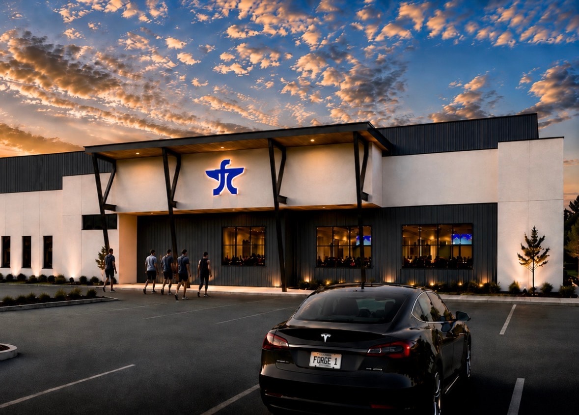 The Forge Athletic Complex exterior rendering